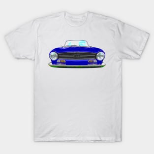 Triumph TR6 1970s classic British sports car blue T-Shirt